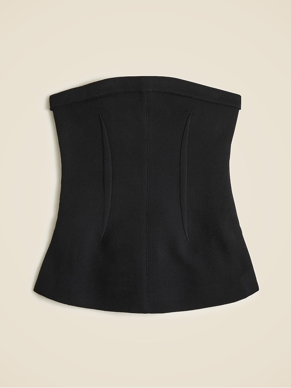 J.Crew Wool-blend bustier top